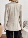 City Chic Womens Elegant Casual Blazer in a flattering loose fit perfect for spring or fall This single button jacket is shown in versatile styling ideal for the office or a casual outing