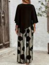 Cairo Nights Geometric Print Set from Newness Chic modern and effortlessly sophisticated