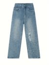Newness Dubai High Waist Straight Jeans Flattering and versatile these jeans offer a comfortable fit for any occasion