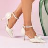 Newness Chic Bow Stiletto Heels Elevate your style with these chic modern stiletto heels featuring a delicate bow detail Perfect for any occasion