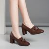 Newness City Chic Square Toe Block Heels Modern sophisticated block heels in a chic square toe design perfect for any occasion