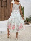 Effortlessly chic womens Summer Solstice floral print maxi dress perfect for summer vacations and beyond