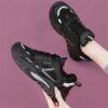 Newness Cityscape Casual Sport Sneakers showcasing all season comfort and a chic modern design The sneakers are shown on a models feet highlighting the style and detailing