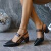 Rosalind Nude Pink Stilettos by Newness Elegant nude pink heels perfect for weddings parties and special occasions