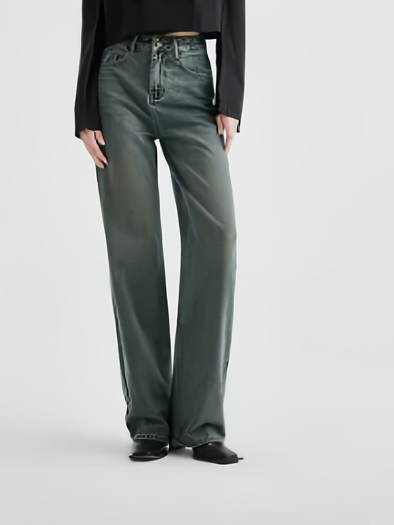 Effortless Chic Wide Leg Jeans by Newness in premium denim, showcasing a modern and chic wide-leg silhouette.