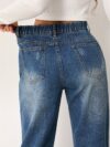 Newness Effortless Chic Straight Leg Jeans Flattering straight leg jeans in a versatile wash designed for both comfort and style Model showcases the perfect fit and drape