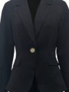 Womens Navy Blue Blazer   Executive Chic Style Versatile elegant and perfect for all seasons Crafted from premium polyester
