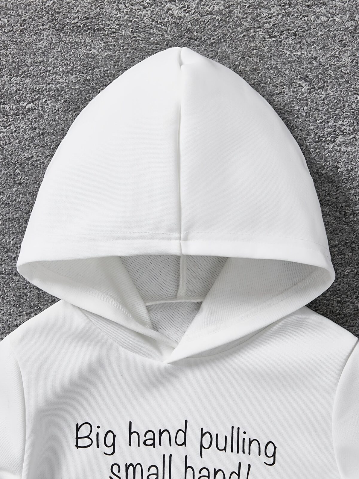 Stylish boys fashion hoodie and pants set in trendy design perfect for outdoor play or casual wear The comfortable two piece outfit is shown on a child model