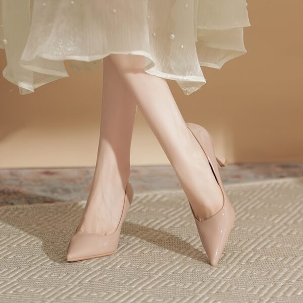 Newness Blush Whisper Nude Stiletto Heels Elevate your style with these elegant nude heels perfect for weddings parties and special occasions