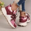 Newness Aura SX Thick Soled Casual Sneakers Chic comfortable sneakers in a retro modern design Perfect for fashion forward women