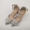 Newness Celestial Sparkle Silver Mary Jane Heels Elevate your style with these dazzling silver heels perfect for weddings and special occasions