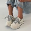 Newness Effortless Style Womens Casual Sneakers Breathable stylish and perfect for all day wear White leather sneakers with a clean design