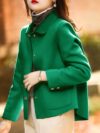 Flattering Timeless Chic Womens Polyester Trench Coat in versatile beige featuring a loose comfortable fit long sleeves and a single breasted button closure Perfect for all seasons