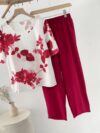 Effortlessly chic Botanical Breeze Floral Print Two Piece Set from Newness crafted from soft polyester Perfect for any occasion