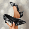 Newness Celestial Bloom Floral Stiletto Heels Chic floral stiletto heels comfortable and perfect for any occasion