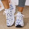 Stylish Newness Chic Riviera Polka Dot Sneakers lightweight and breathable perfect for all seasons
