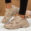 Newness Stardust City Glitter Chunky Sneakers Breathable mesh upper chunky EVA sole and eye catching glitter detail