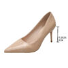 Newness Parisian Chic Stiletto Mule Heels Modern versatile and chic stiletto mule heels in a stylish design Perfect for elevating any outfit