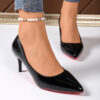 Newness Noir Nights Black Stiletto Heels Elevate your style with these elegant black stiletto heels perfect for any occasion