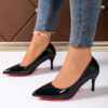 Newness Noir Nights Black Stiletto Heels Elevate your style with these elegant black stiletto heels perfect for any occasion