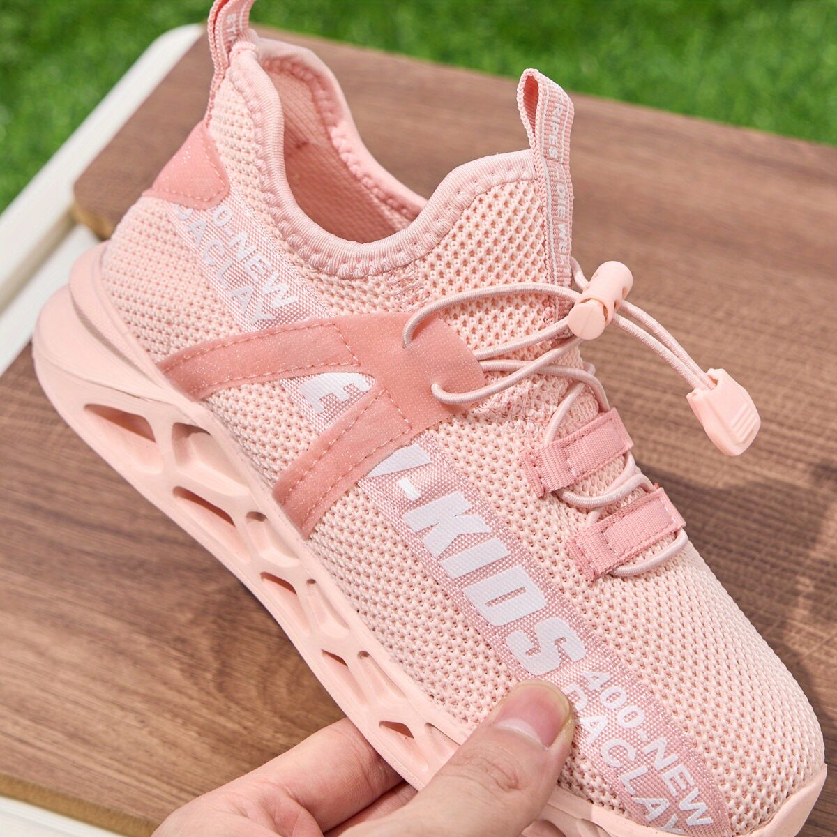 Stylish and comfortable ActiveStride girls low top basketball sneakers in breathable mesh and PU perfect for sports and casual wear