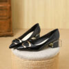 Newness Milan Black Block Heel Pumps Classic black pumps with a comfortable block heel perfect for any occasion