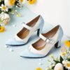 Newness Azure Breeze Light Blue Mary Janes Chic light blue mary jane heels perfect for any occasion