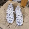 Stylish Newness Chic Riviera Polka Dot Sneakers lightweight and breathable perfect for all seasons