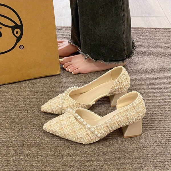 Newness Elevated Everyday Beige Block Heels Chic beige block heels perfect for everyday wear or a special occasion Durable construction ensures lasting style