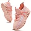 Stylish and comfortable ActiveStride girls low top basketball sneakers in breathable mesh and PU perfect for sports and casual wear