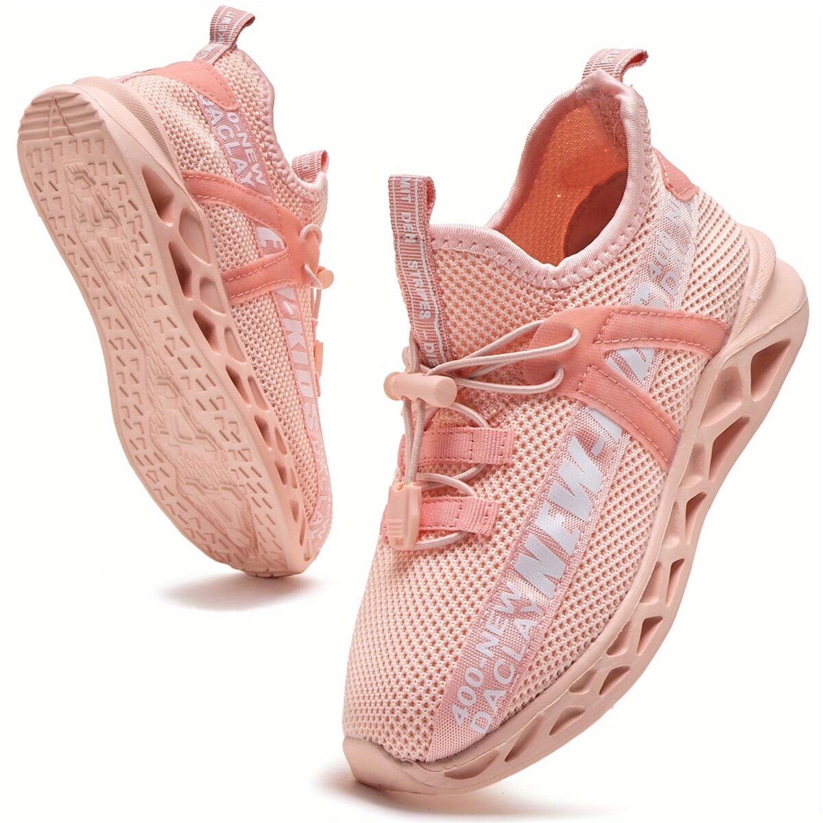 Stylish and comfortable ActiveStride girls low top basketball sneakers in breathable mesh and PU perfect for sports and casual wear