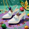 Newness City Chic White Mary Jane Heels Elevate your style with these modern and chic white Mary Jane heels perfect for any occasion