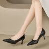 Newness Milan Pointed Stiletto Heels Elevate your style with these comfortable and confident pointed toe stiletto heels a wardrobe essential