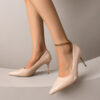 Newness Parisian Chic Stiletto Mule Heels Modern versatile and chic stiletto mule heels in a stylish design Perfect for elevating any outfit