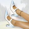 Newness Azure Breeze Light Blue Mary Janes Chic light blue mary jane heels perfect for any occasion