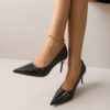 Newness Parisian Chic Stiletto Mule Heels Modern versatile and chic stiletto mule heels in a stylish design Perfect for elevating any outfit