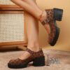 Newness City Chic Buckle Strap Heels Elevate your look with these stylish and comfortable heels perfect for any occasion