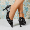 Newness Celestial Bloom Floral Stiletto Heels Chic floral stiletto heels comfortable and perfect for any occasion
