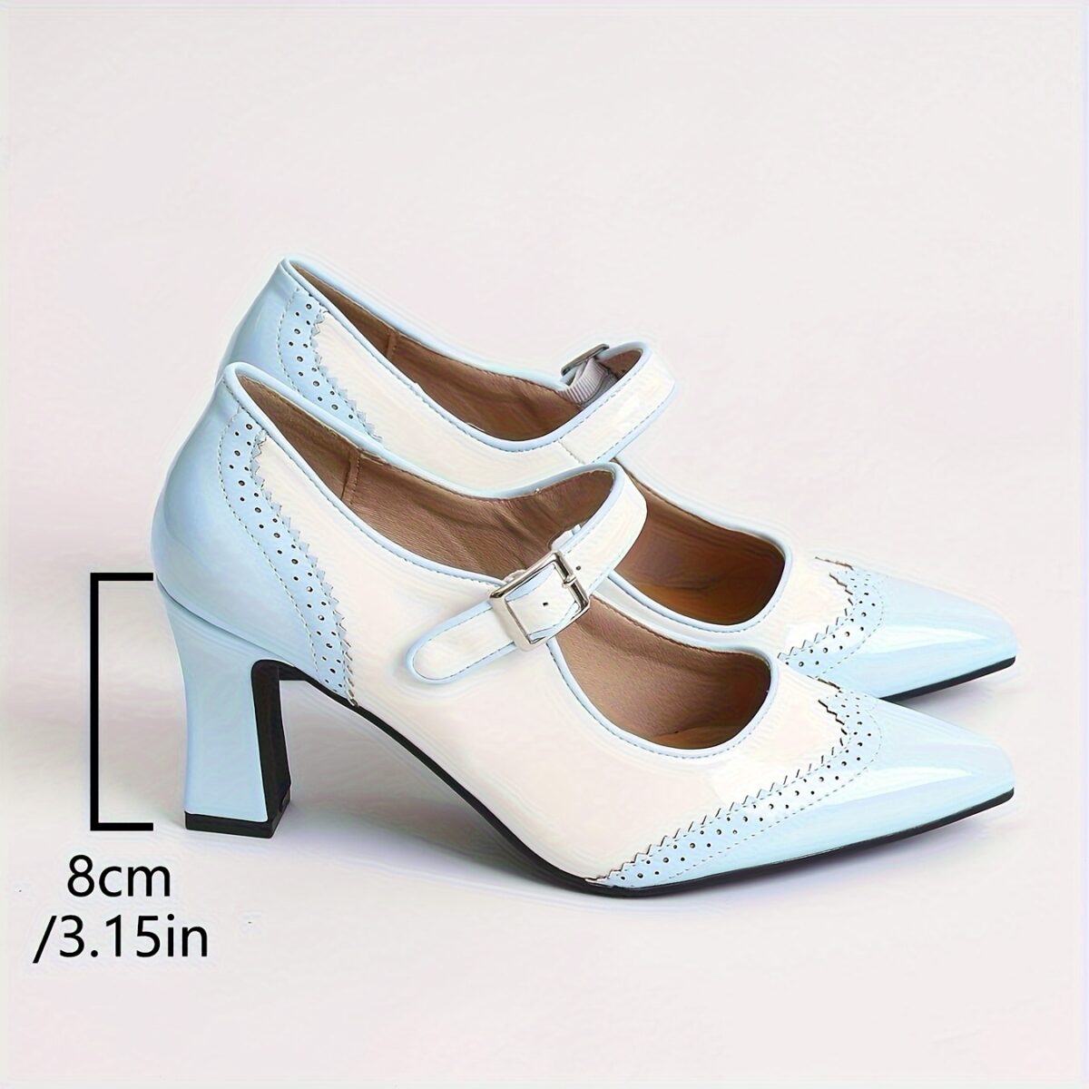 Newness Azure Breeze Light Blue Mary Janes Chic light blue mary jane heels perfect for any occasion
