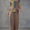 Stylish Cairo Chic Patchwork Casual Suit by Newness A modern and chic patchwork design perfect for spring and summer