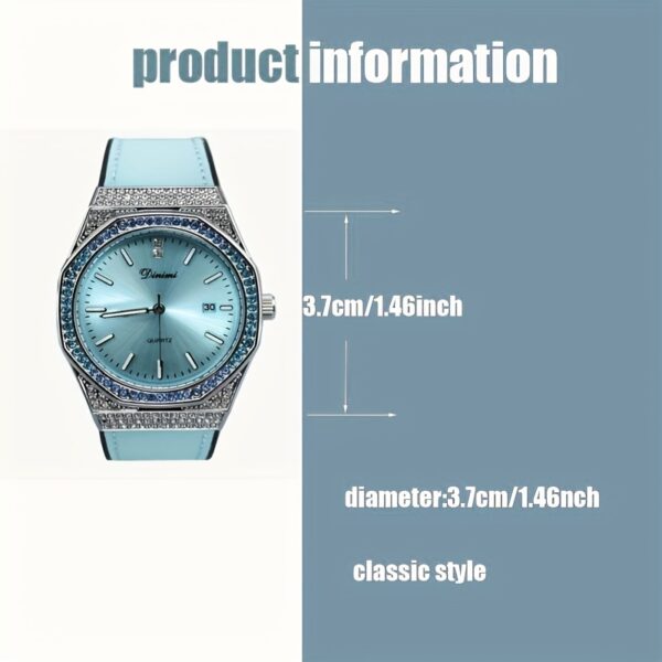 Newness Celestial Quartz Fashion Watch: A sophisticated timepiece showcasing a blend of modern design and timeless elegance.