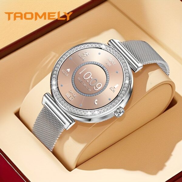 Newness Celestial Dusk Luxury Smartwatch showcasing its elegant design and advanced features.