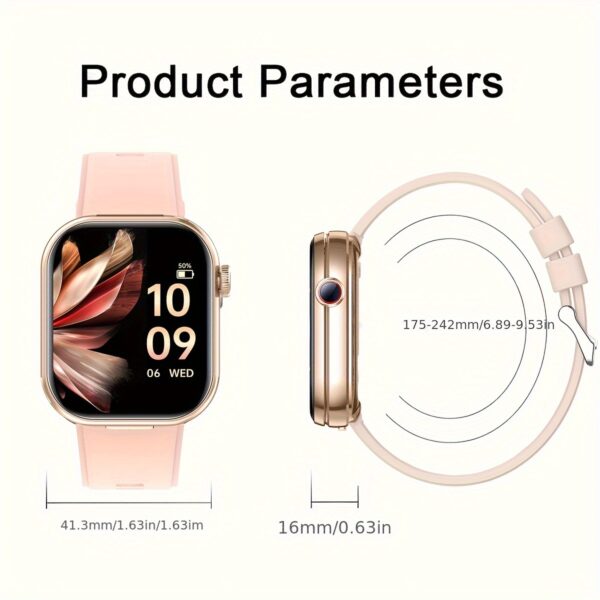 Newness Aurora 2-in-1 Smartwatch with Wireless Earbuds: Chic design, showing both smartwatch and earbuds.