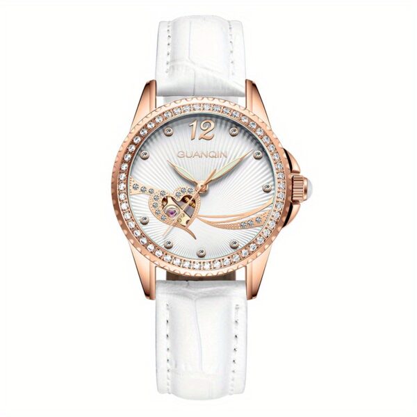 Newness Celestial Radiance Women's Automatic Watch: A stunning wristwatch showcasing timeless elegance and sophisticated design.