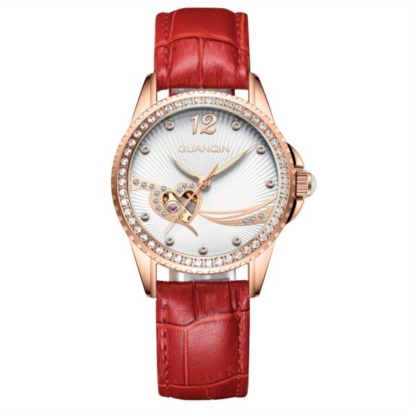 Newness Celestial Radiance Women's Automatic Watch: A stunning wristwatch showcasing timeless elegance and sophisticated design.